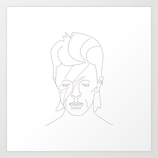 Dot and Roll - David Art Print