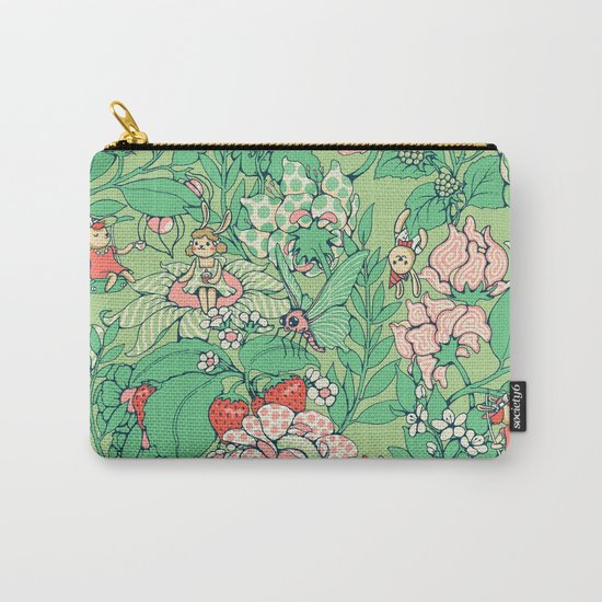 Garden party - sage tea version Carry-All Pouch