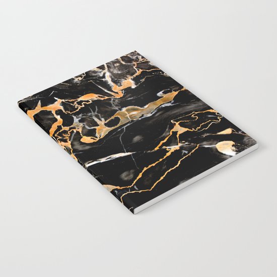 Black & gold marble Notebook
