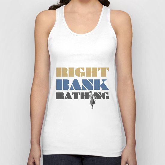 Right bank bathing Unisex Tank Top