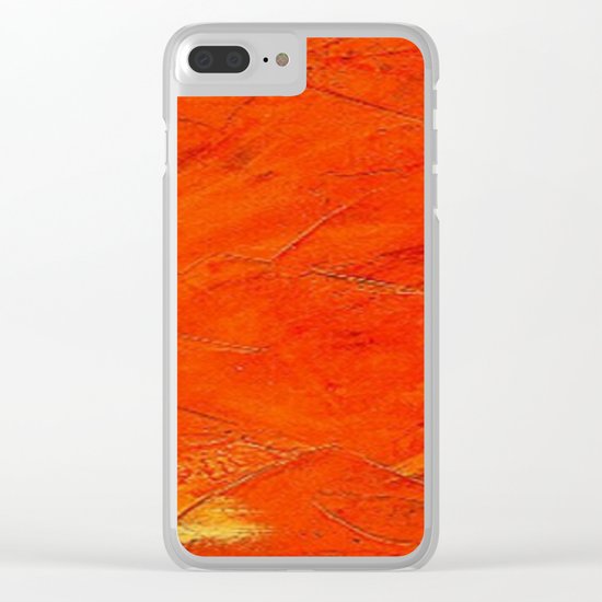 Glazed Terracotta Clear iPhone Case