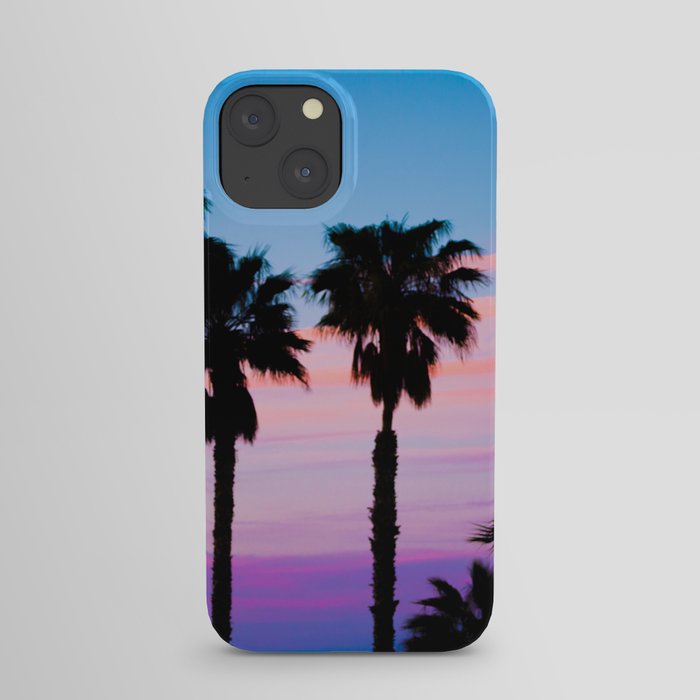 Palm Tree, Summer Sunset, Malibu, California  iPhone Case
