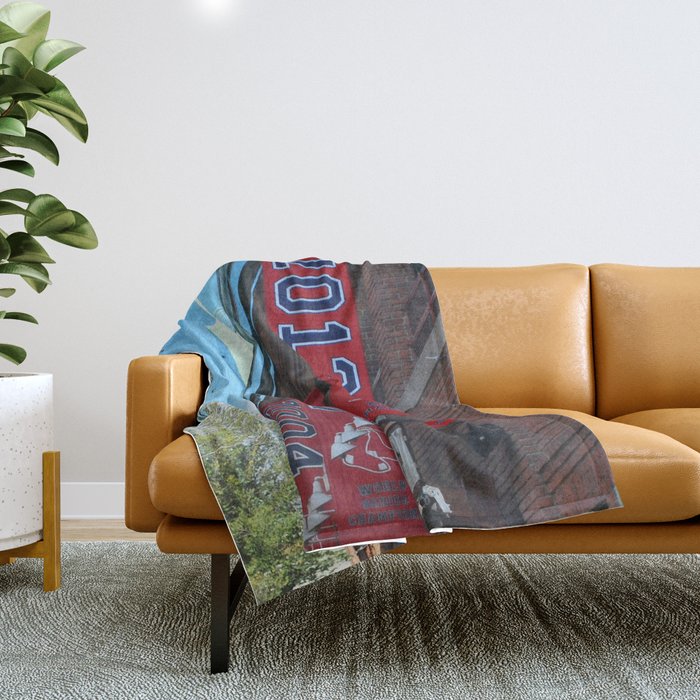 Red Sox - 2013 World Series Champions!  Fenway Park Throw Blanket