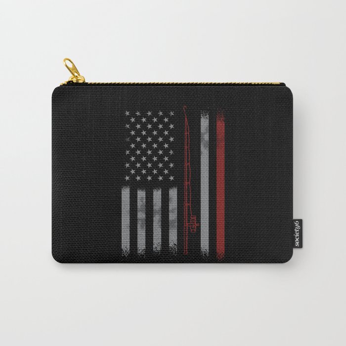 Fisher Fishing US Flag Carry-All Pouch