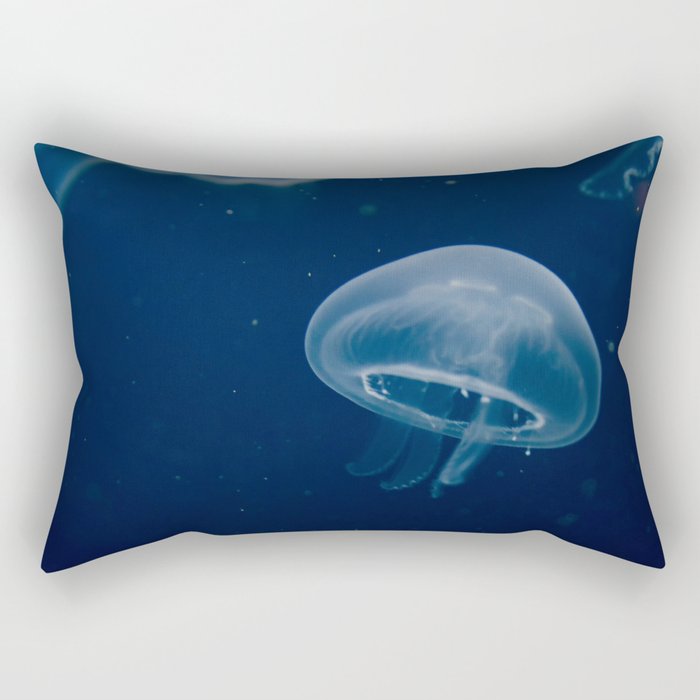 Small Blue Jelly Animal / Wildlife Photograph Rectangular Pillow & more