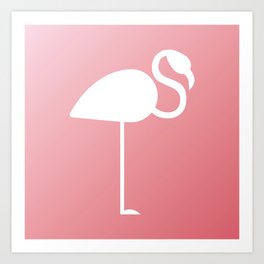 The Flamingo Art Print