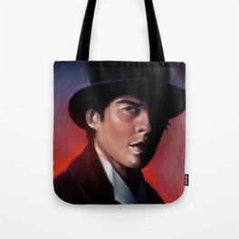 Damon in a Tophat Tote Bag
