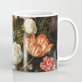 Vintage Floral Art Kaffeebecher
