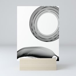 Radiant Ellipse & Wave Matter Mini Art Print