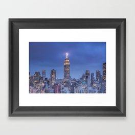 The Empire State Building in NYC Framed Art Print