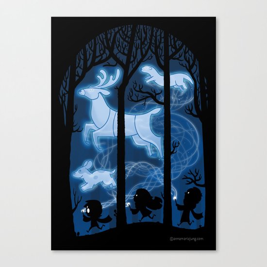 Race of the Patronuses Canvas Print