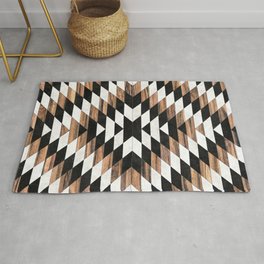Urban Tribal Pattern No.13 - Aztec - Concrete and Wood Area & Throw Rug