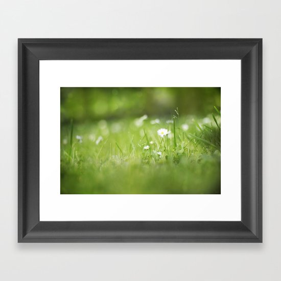Flora calling Framed Art Print