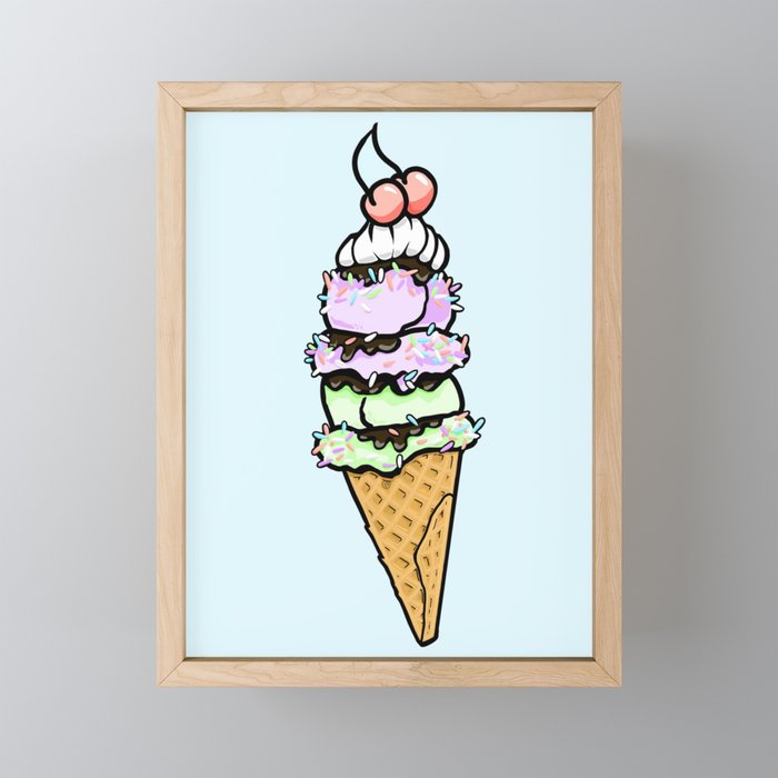 1 for me, and 1 for you Framed Mini Art Print