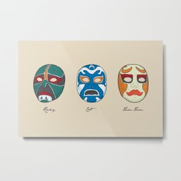 Three Ninjas Metal Print
