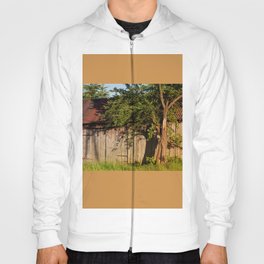 Abandoned old wooden shack Hoody