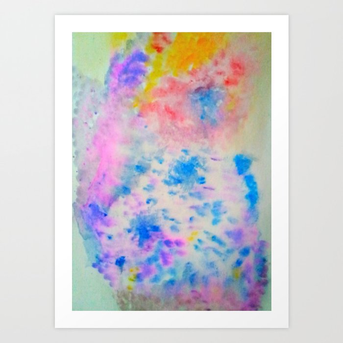 Abstract Color Art Print