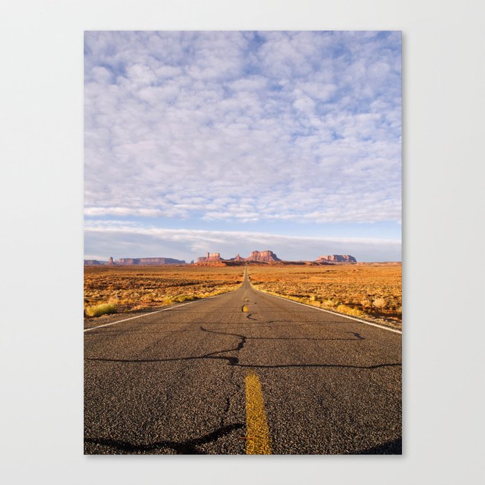 Desert Highway Canvas Print