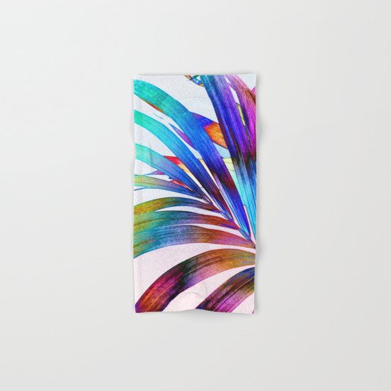 Multicolor Palm Leaf Hand & Bath Towel