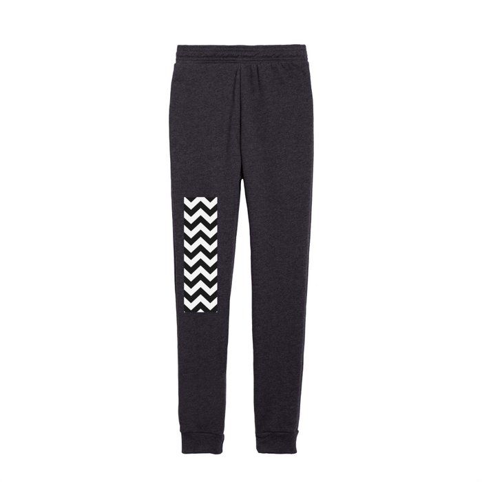 Contemporary Black And White No. 36 Kids Joggers