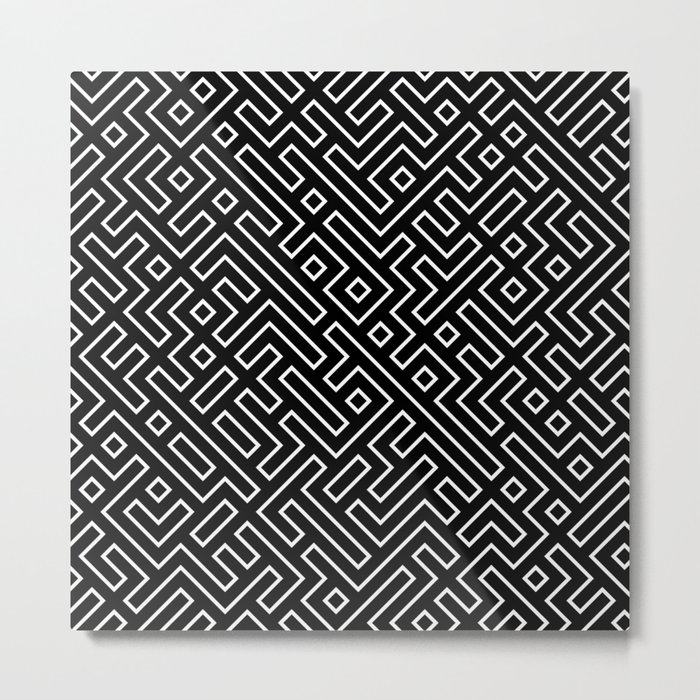 straight labyrinth Metal Print
