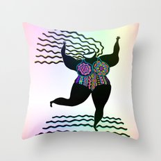 GODDESS OF GOOD ATTITUDE Throw Pillow