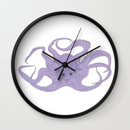 Octopus Hugs Wall Clock