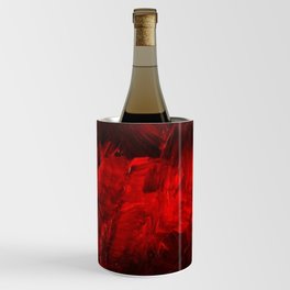Dark Red Throw Pillow Art Print 3.0 #postmodernism #society6 #art Wine Chiller