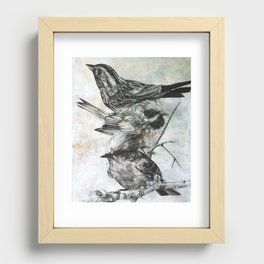 the life of birds Recessed Framed Print