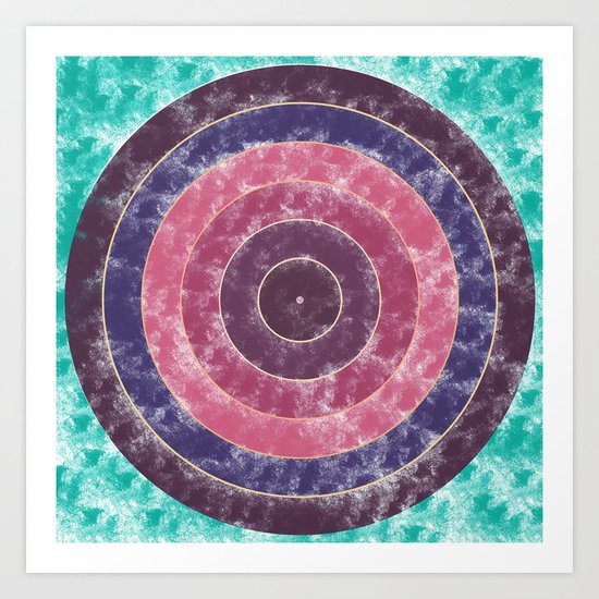 Circles Abstract Art Print
