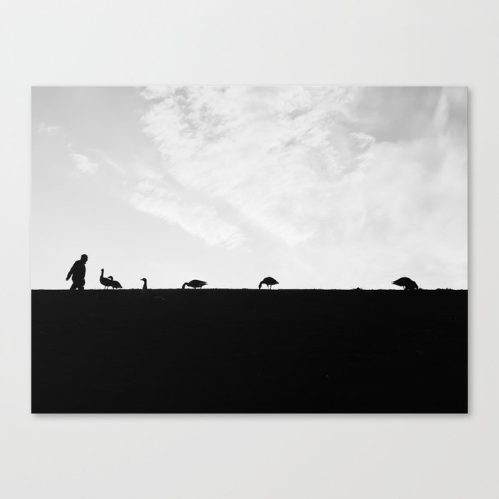 Black and White Canvas Print