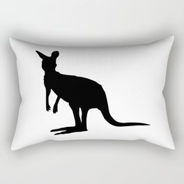 kangaroo icon illustration Rectangular Pillow