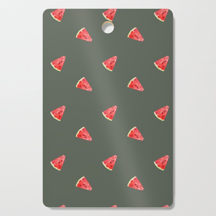Trendy Summer Pattern with Melones Cutting Board
