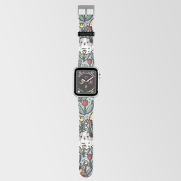 Guinea pigs and Tulips Pattern  Apple Watch Band
