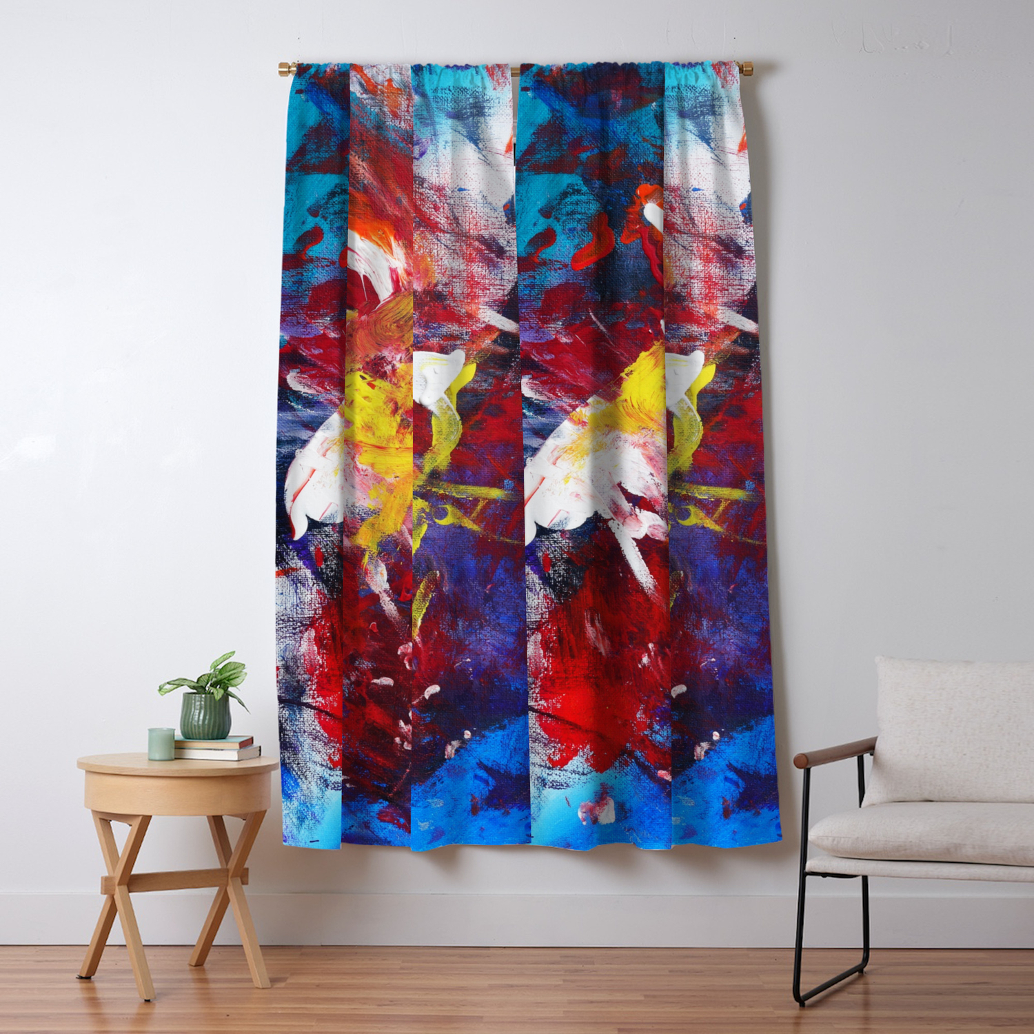Intuitive Abstract Blue Painting Modern Contemporary Art By