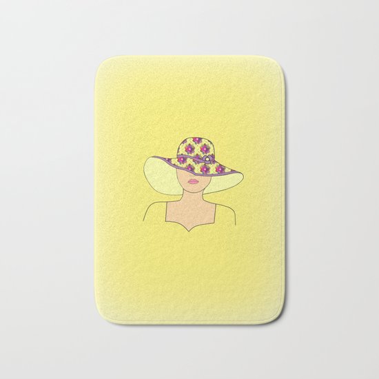 Portrait Of Fashion Bath Mat