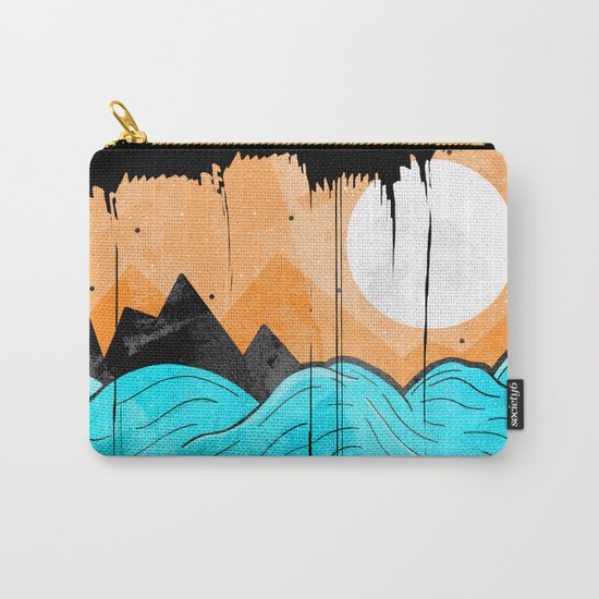 The Sea Waves Carry-All Pouch