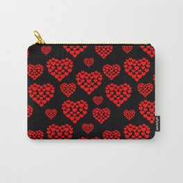 Happy Valentine Carry-All Pouch | Drawing, Valentinesdress, Drawingheart, Valentinesdesign, Heartdesign, Fashionable, Valentineday, Valentinesdaygifts, Love, Minimal 