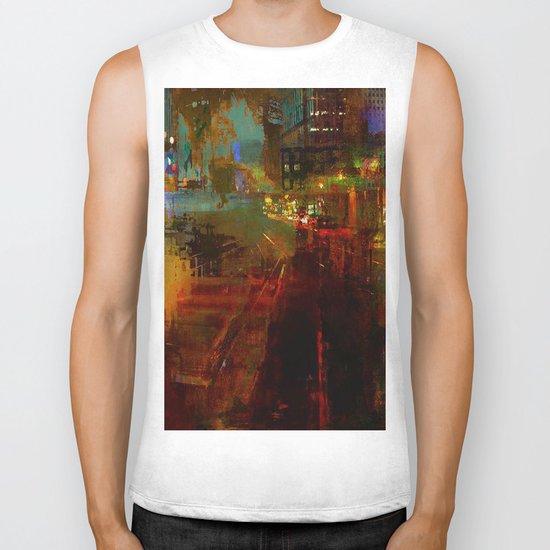 At the end of way Biker Tank