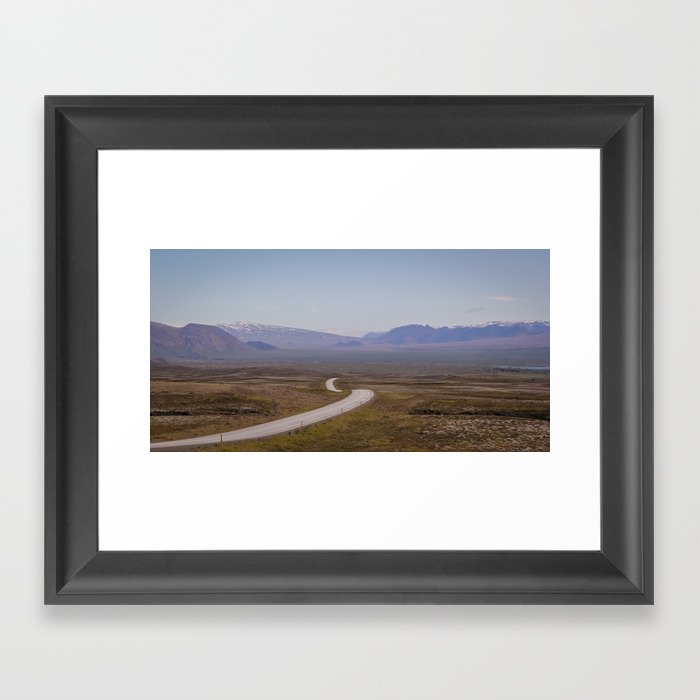 Icelandic Roads Framed Art Print