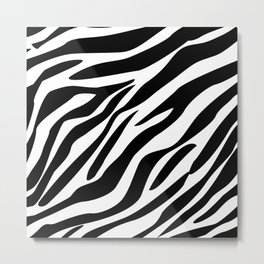 Zebra stripes, Zebra background, Zebra stripes texture background	 Metal Print