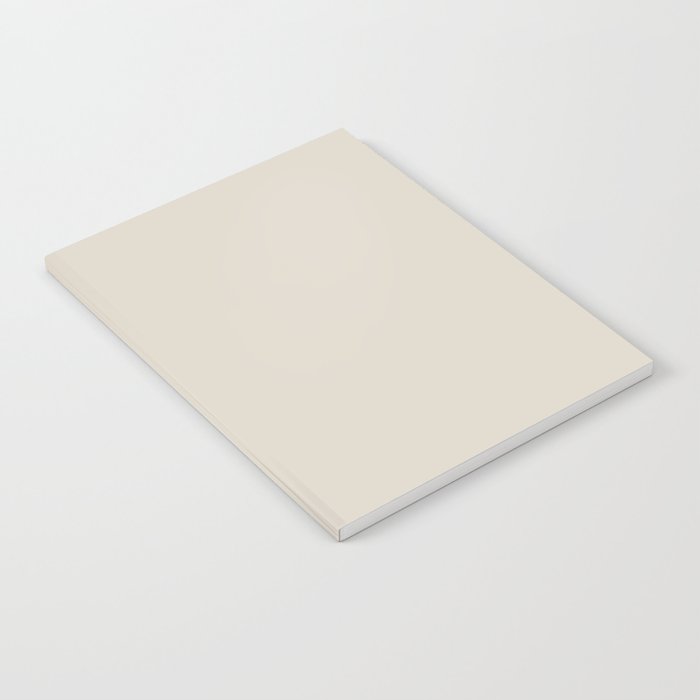 BIRCH color. Solid color beige Notebook