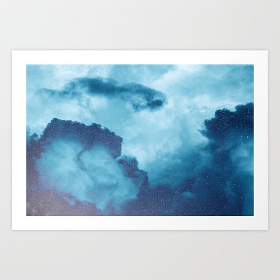 Mixed sky Art Print