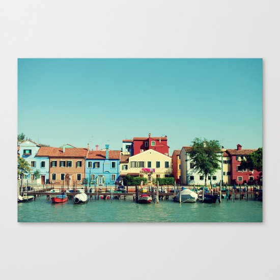 Burano, the beautiful Canvas Print