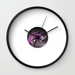 Back to Black. Back to #000000 Wall Clock
