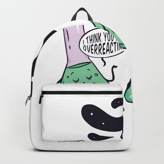 I think you are overreacting grafic design Backpack