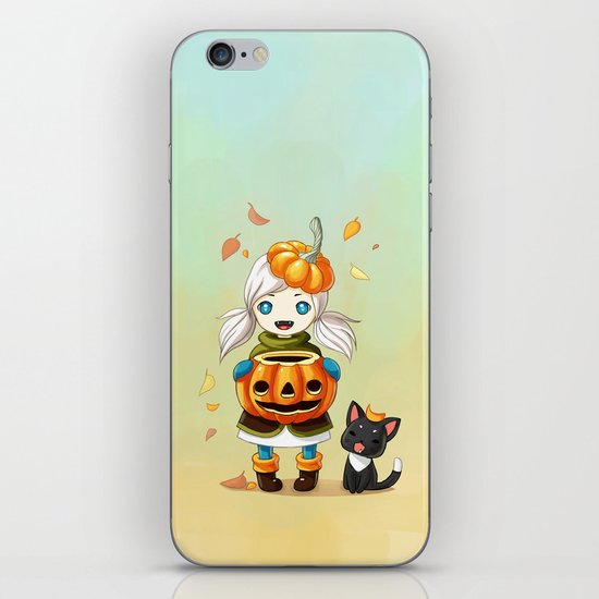 Pumpkin 2 iPhone & iPod Skin