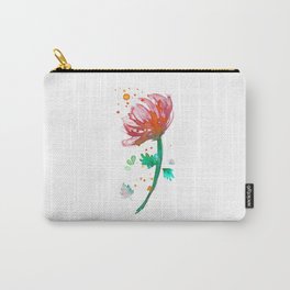 Warm Watercolour Fiordland Flower Carry-All Pouch