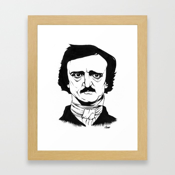Edgar Allan Poe Framed Art Print