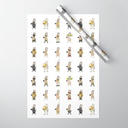 Skeptic Cosplay Wrapping Paper | Dog, Funky, Skepticdog, Pattern, Astronaut, Digital, Clown, Thug, Viking, Characters 